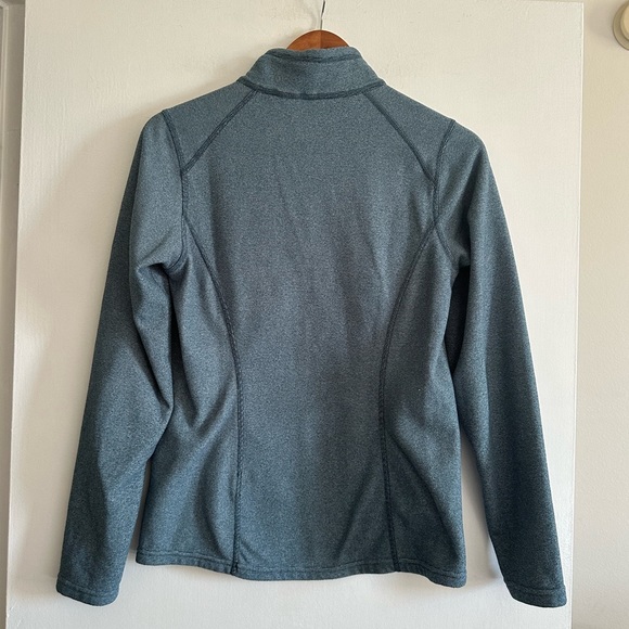 The North Face Light Blue Quarter Zip Long Sleeve Pullover Size Small EUC - Picture 3 of 7